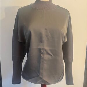 Elegant Grayish Green Women's Top